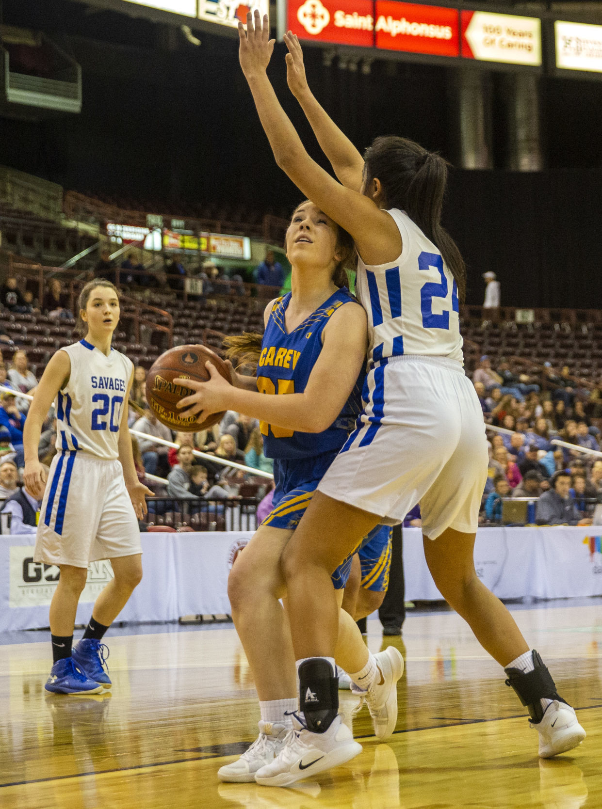 Carey vs Salmon River girls championship